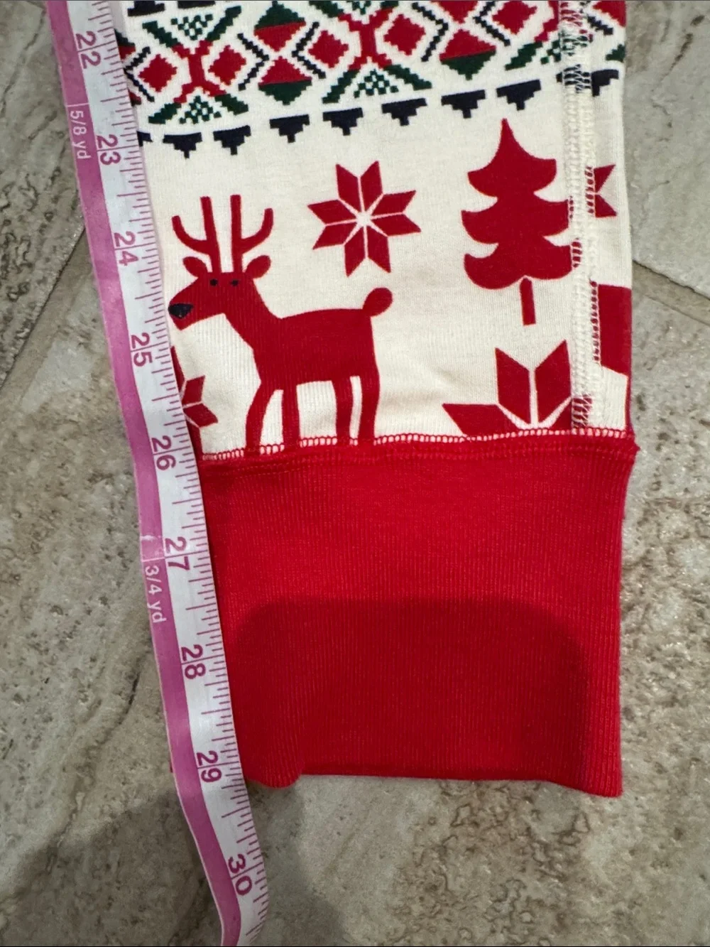 Hanna Andersson Women’s Adult Holiday Pajama Set Top & Pants Deer Dear Medium